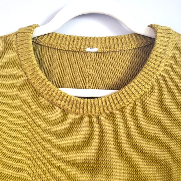Lululemon 🍋 Cashlu Boxy Crewneck Sweater Auric Gold Size Medium (8) - Picture 4 of 16